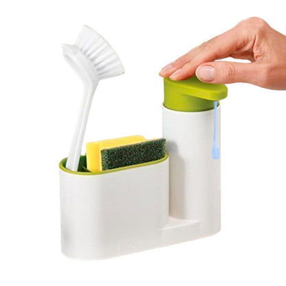 Dispensador De Jabón Soporte Esponja De Cocina Baño Multiusos MP-34
