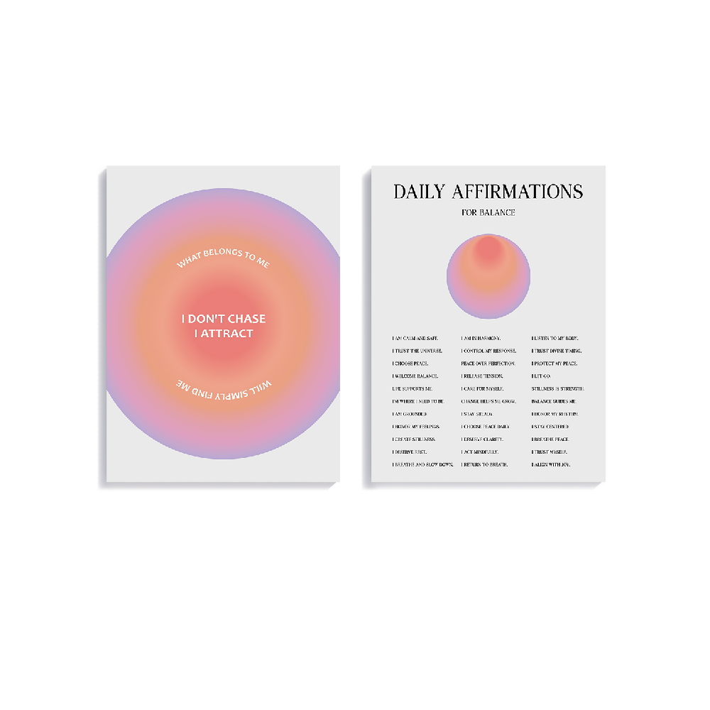 Cuadros Decorativos Diptico I Attract Daily 30x40