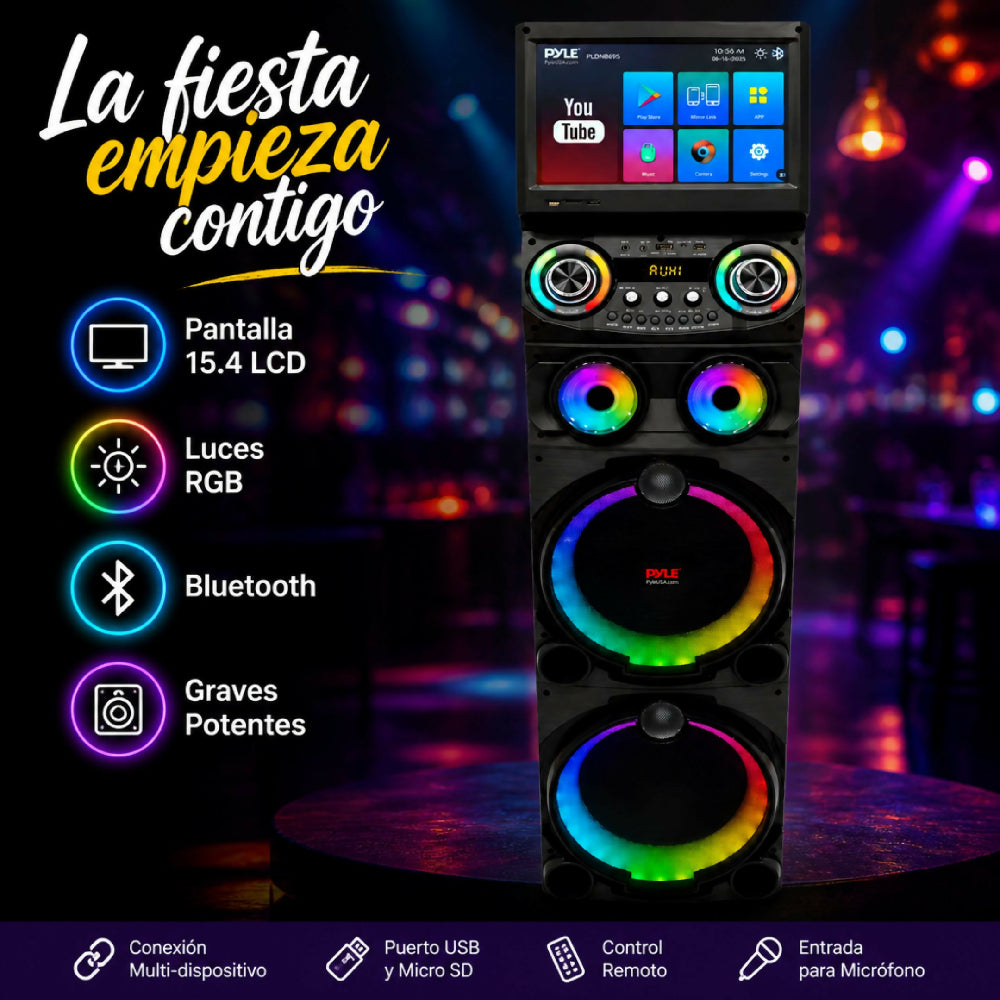 Parlante Cabina De Sonido Portátil Para Fiesta PK SOUND S1419