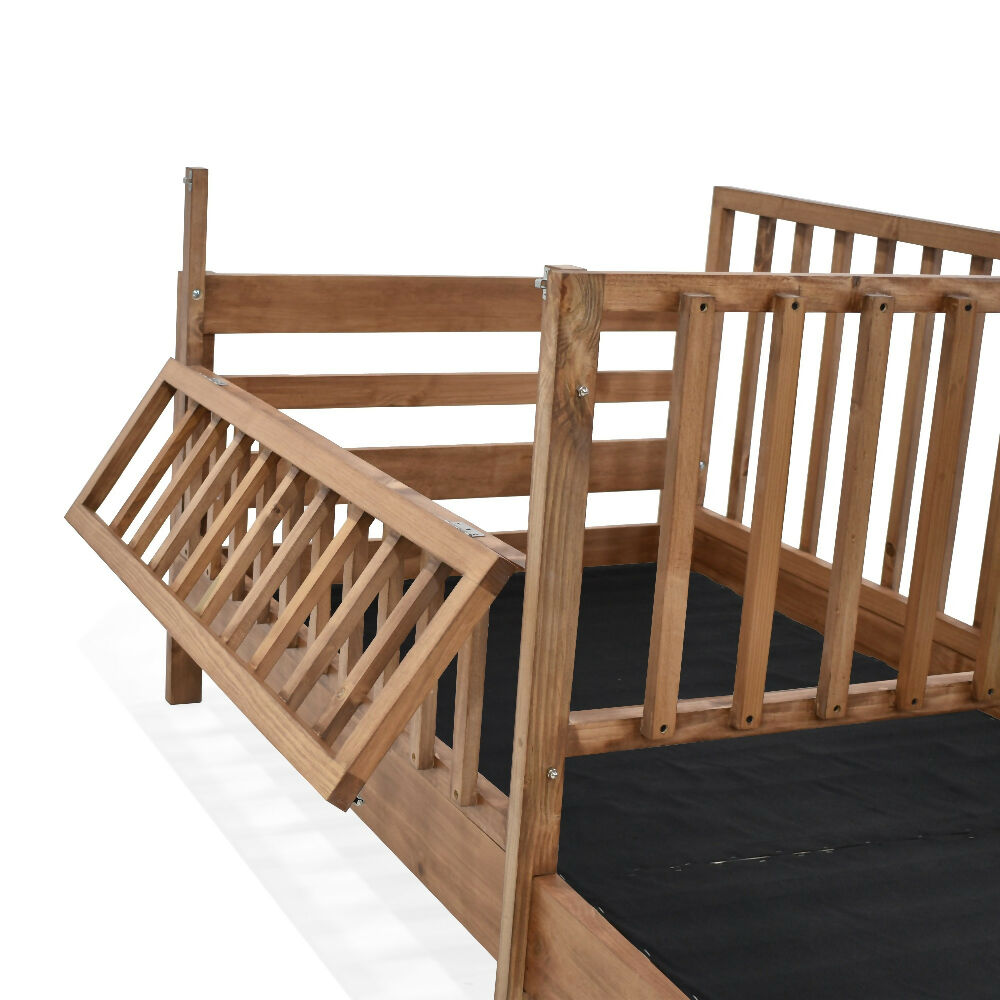 Cama Cuna Cincinnati 110x201x95 Infantil Caoba