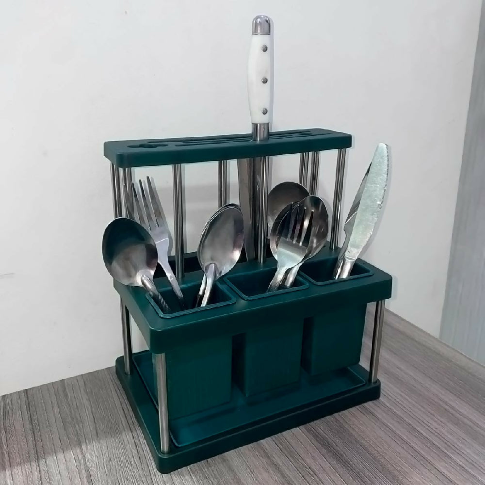 Soporte De Cuchillos y Utensilios Escurridor Cubiertos Cocina PTZ94 7