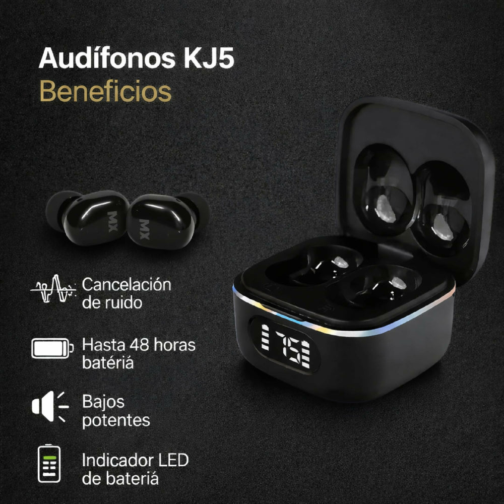 Combo Tecno Activo Audífonos Bluetooth JK5 + Smartwatch IW10 Mini + Morral Antirrobo Negro USB