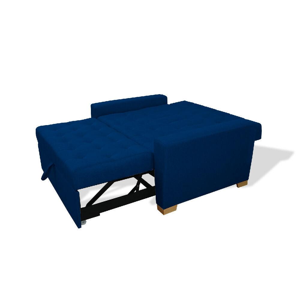 Sofacama Ackerman Azul Petroleo