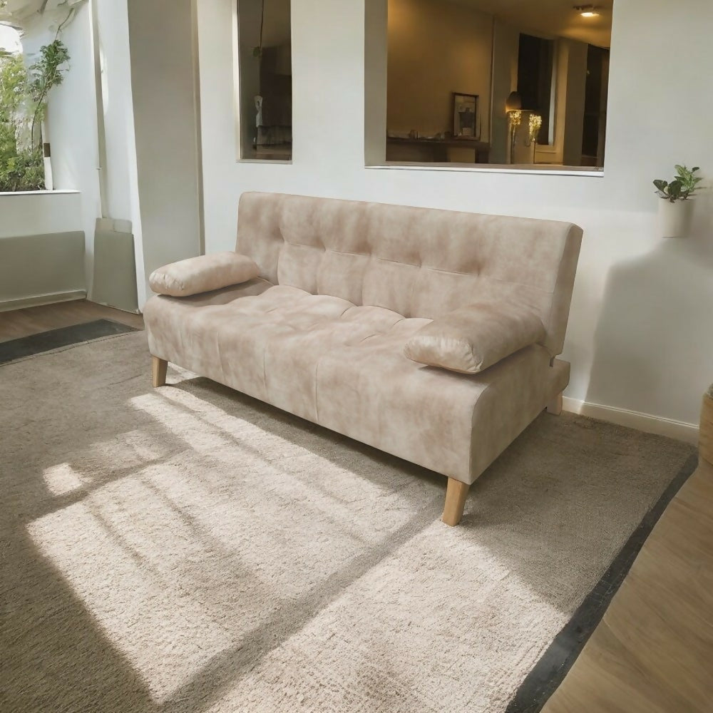 Sofa cama 3 Posiciones Leroy Tela camel