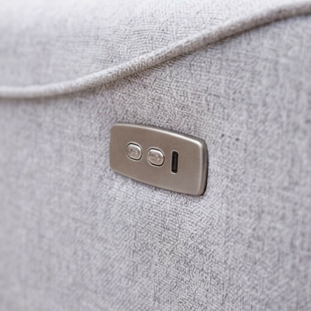 Silla Reclinable Eléctrica Gris Tait
