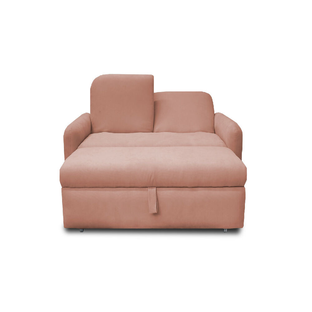 Sofacama Nube Multifuncional Carrito Reclinable Camel + Cojines