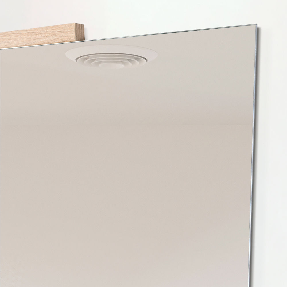 Espejo Rectangular Aleska, Color Madera Clara