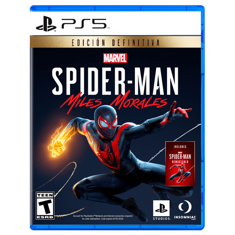 Spiderman Miles Morales Edición Definitiva PS5
