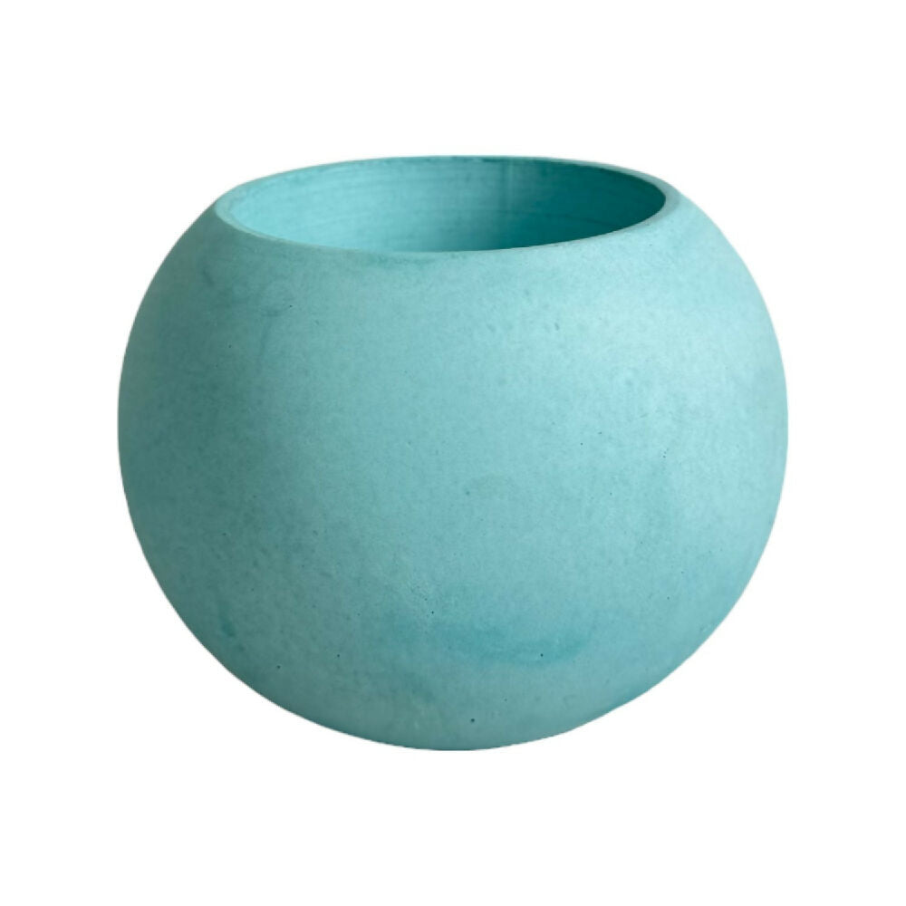 matera de mesa en cemento luna mini aguamarina de concreto tienda online de materas y decoración_02