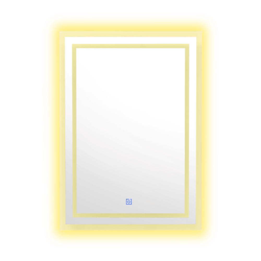 Espejo Rectangular Calatea, Con Luz Led Cálida +Touch