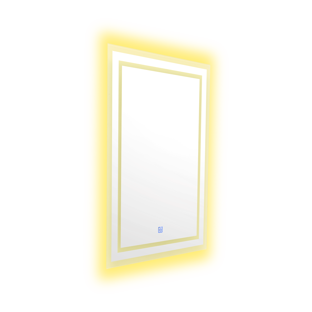 Espejo Rectangular Calatea, Con Luz Led Cálida +Touch