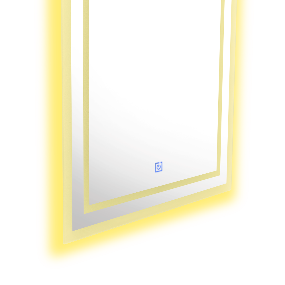 Espejo Rectangular Calatea, Con Luz Led Cálida +Touch