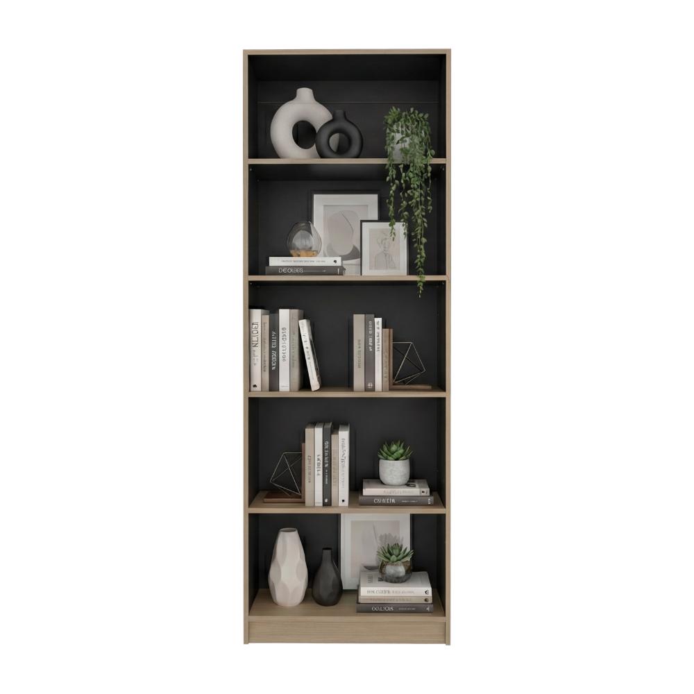 Biblioteca Home, Cartagena y Wengue, con Cinco Entrepaños ZF