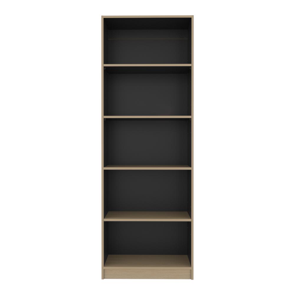 Biblioteca Home, Cartagena y Wengue, con Cinco Entrepaños ZF