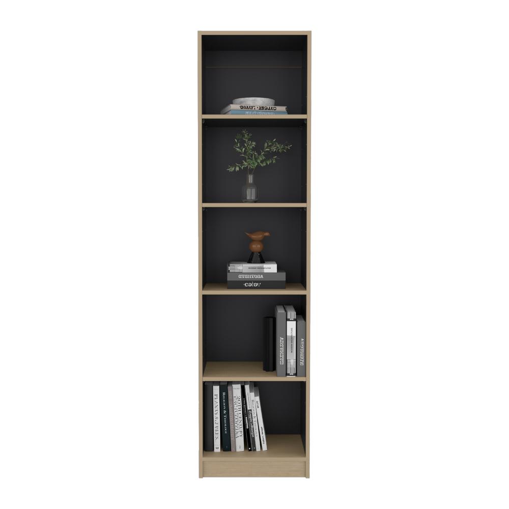 Biblioteca Home, Cartagena y Wengue, con Cinco Entrepaños ZF