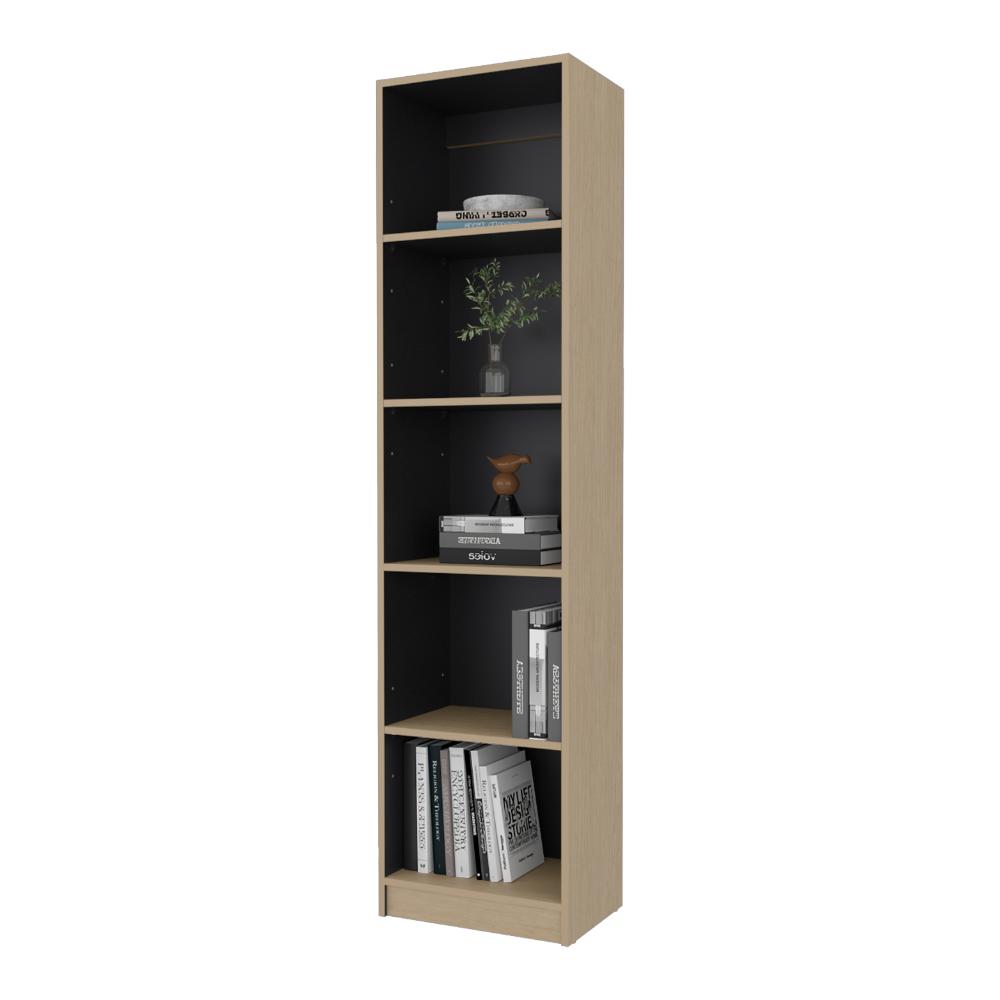 Biblioteca Home, Cartagena y Wengue, con Cinco Entrepaños ZF