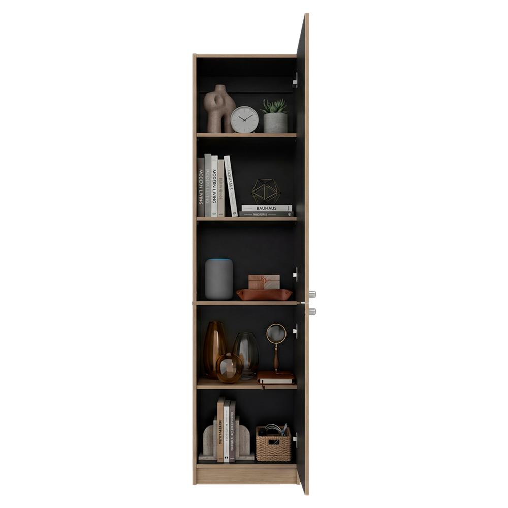Biblioteca Home, Cartagena y Wengue, Dos Puertas Abatibles y de Fácil Armado ZF