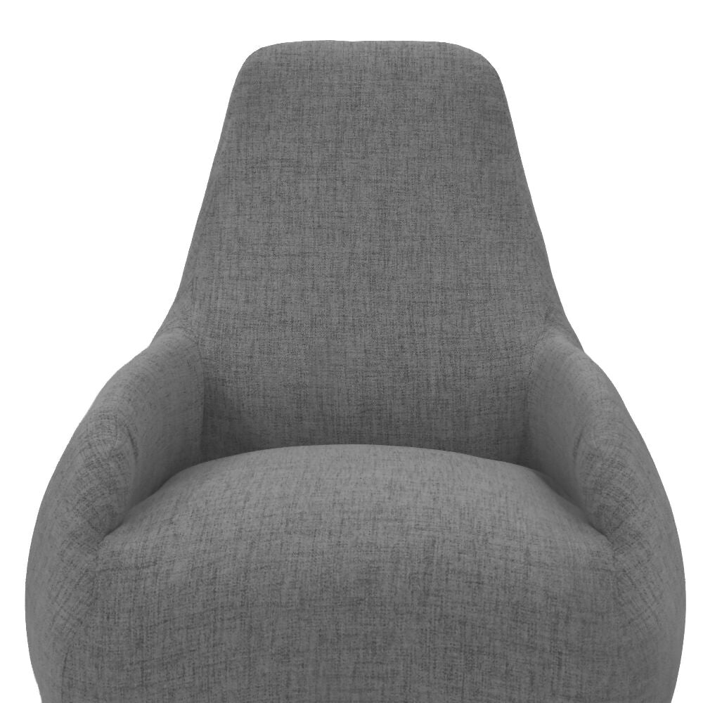 Poltrona Rusell 77x83x95 Tela Gris