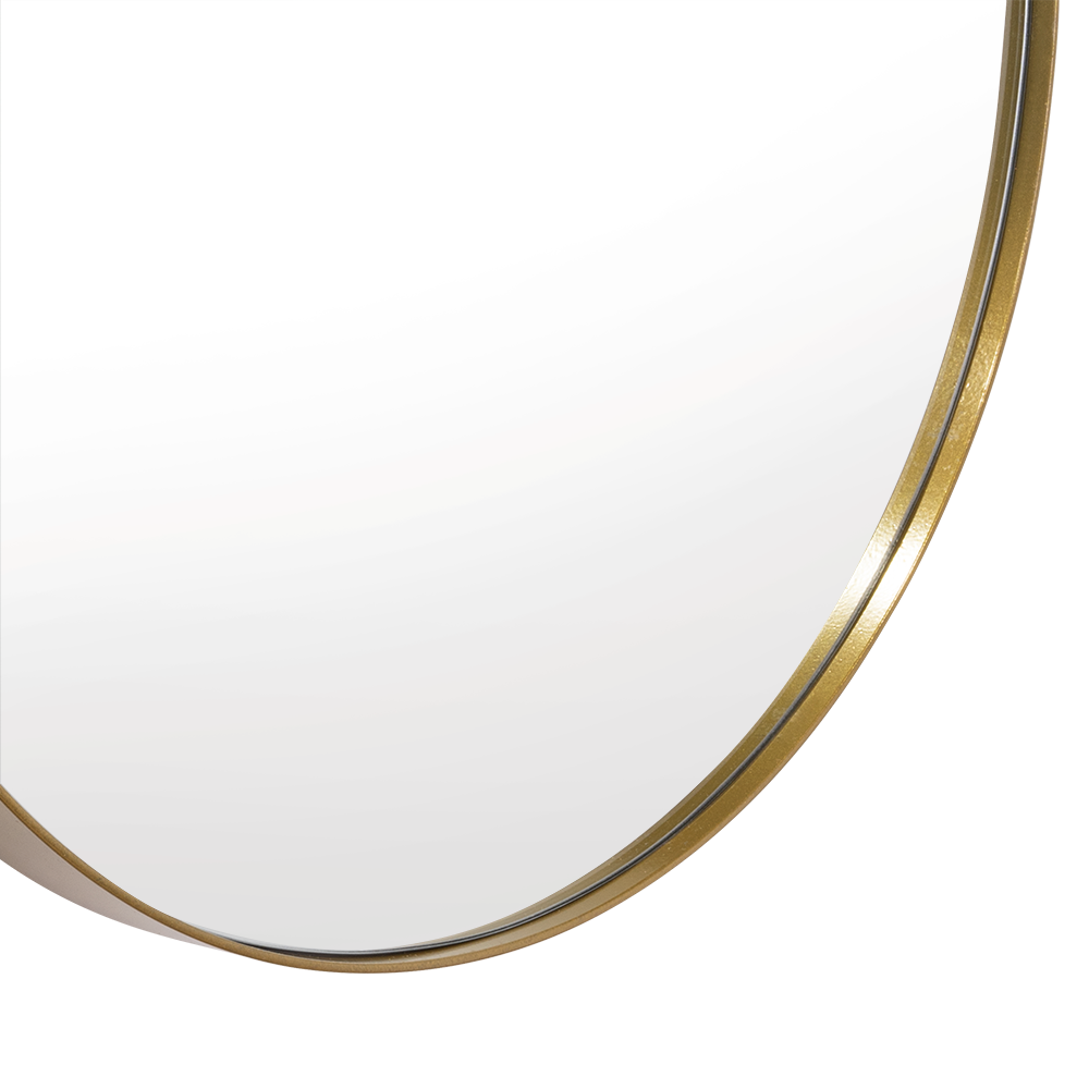 Espejo circular D58 Dorado