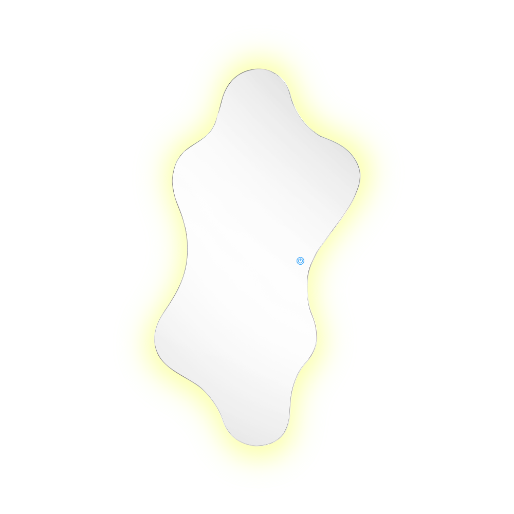 Espejo Irregular Dominic, Diseño Moderno + LED