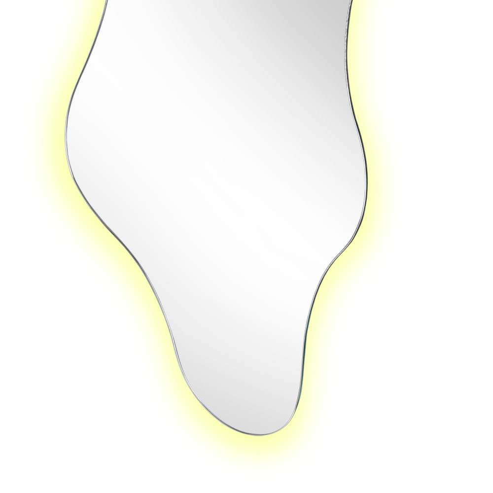 Espejo Irregular Dominic, Diseño Moderno + LED