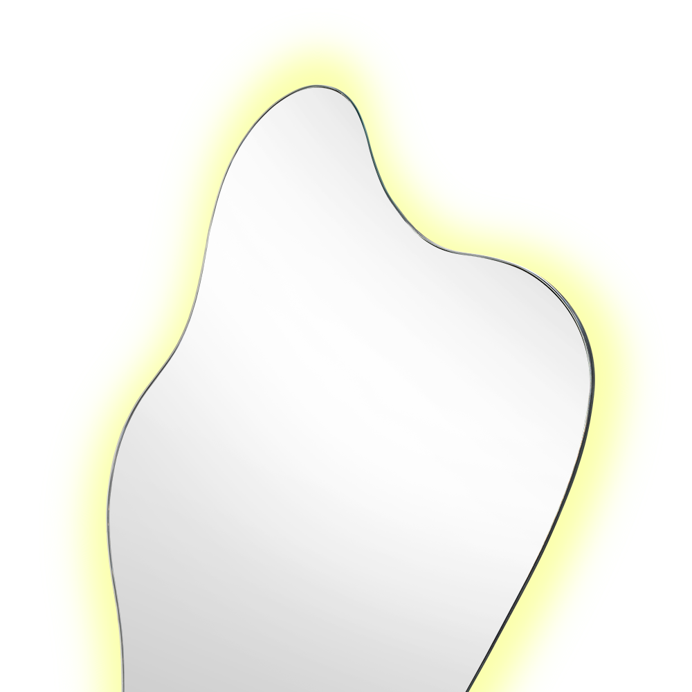 Espejo Irregular Dominic, Diseño Moderno + LED