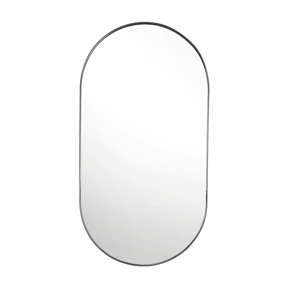 Espejo Grecia, Color Negro, Semicirculo