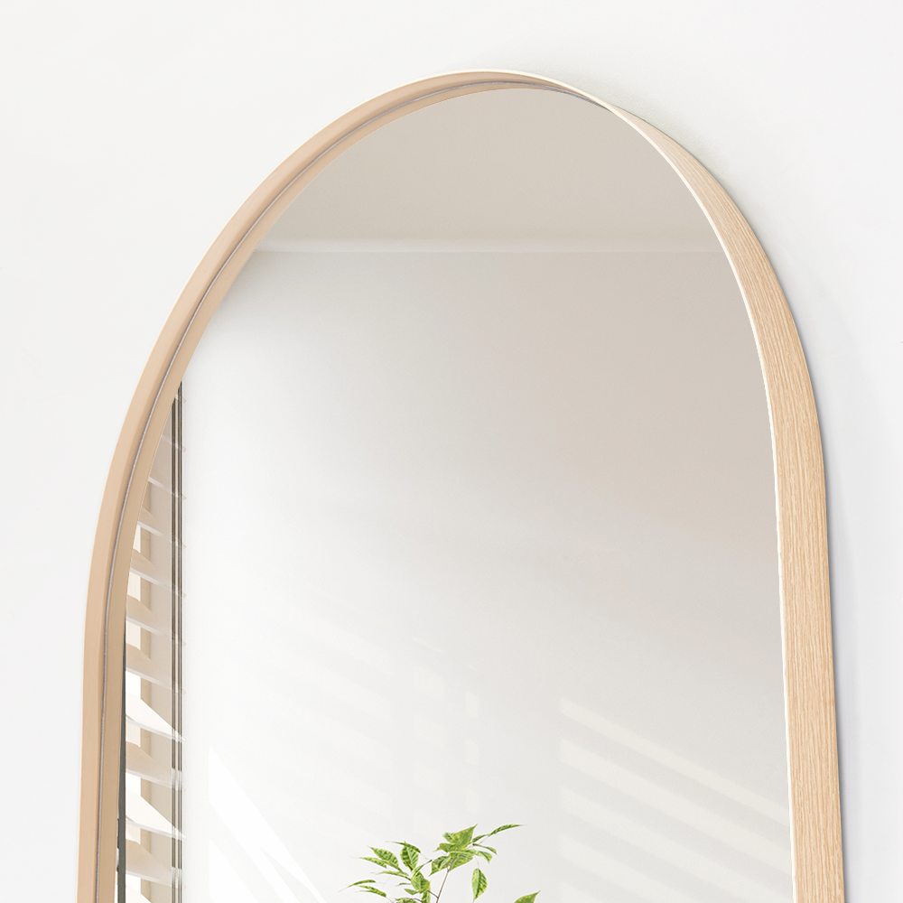 Espejo Ovalado Gate, con Marco Color Claro