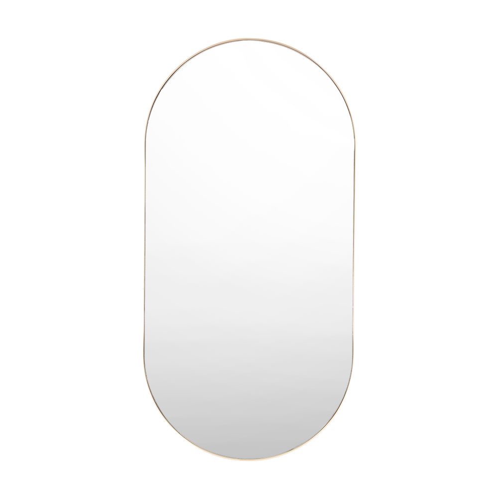 Espejo Ovalado Gate, con Marco Color Claro