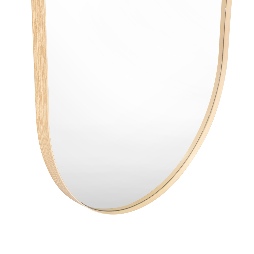 Espejo Ovalado Gate, con Marco Color Claro