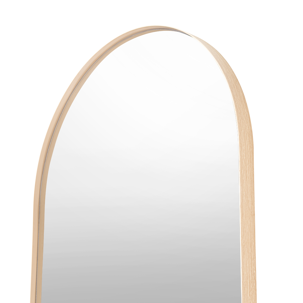 Espejo Ovalado Gate, con Marco Color Claro