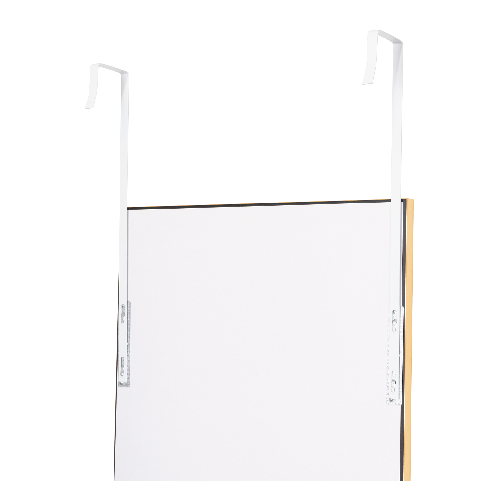 Espejo Rectangular Gael, con marco en poliestireno Dorado