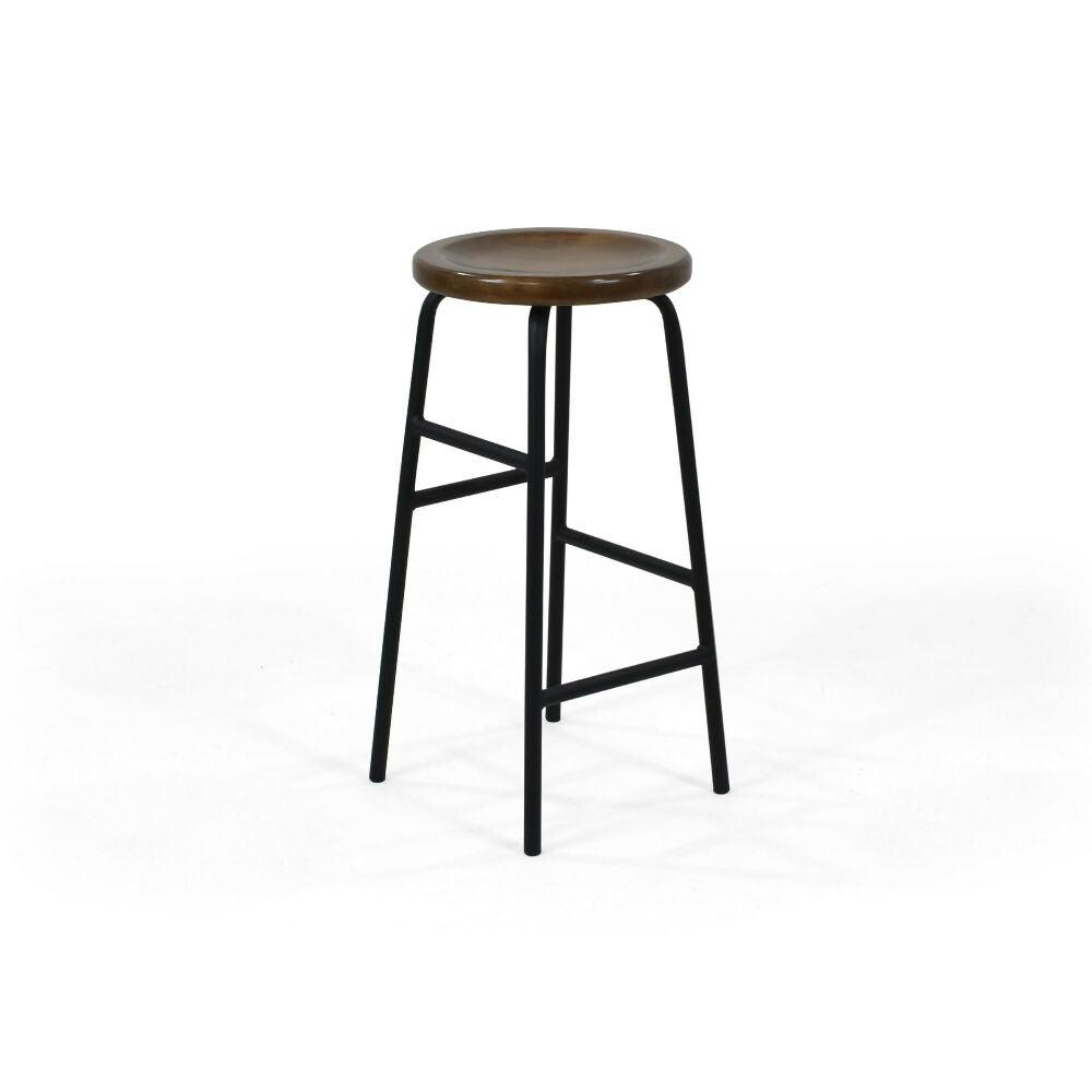 Silla Para Bar Cornet Matiz Caoba