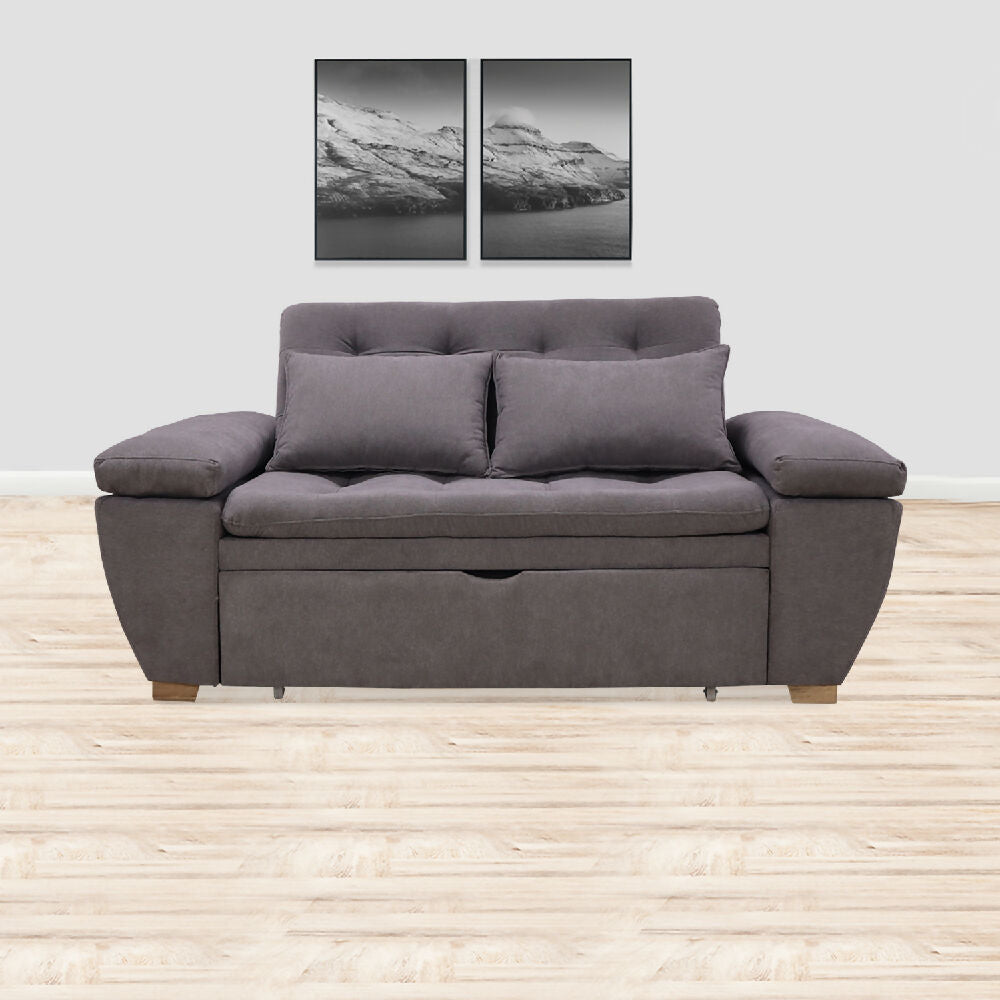 Sofacama Tobler Multifuncional Carrito Gris