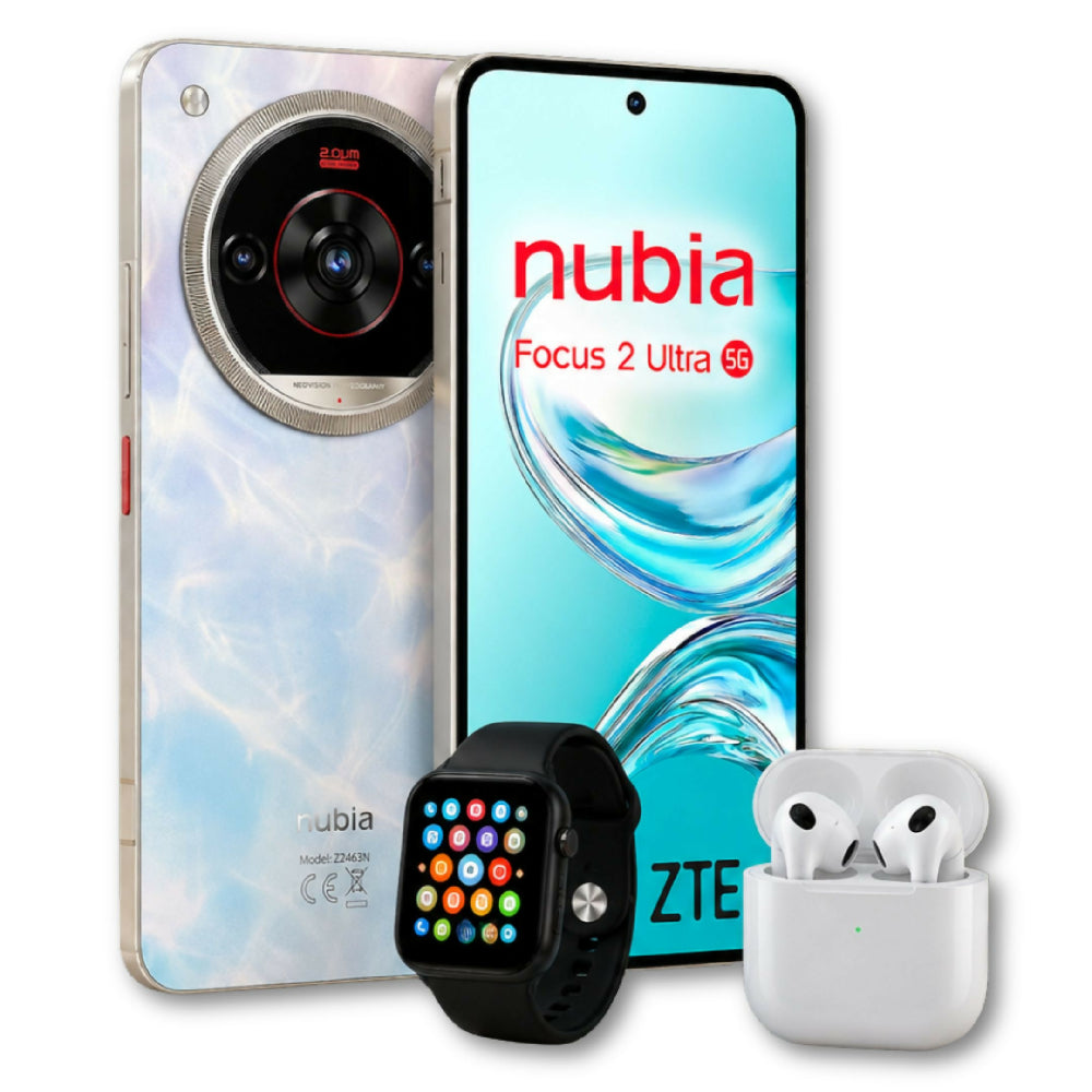 Teléfono Nubia Focus 2 Ultra 5G 256gb Blanco + Kit Regalo Reloj Y Audífonos