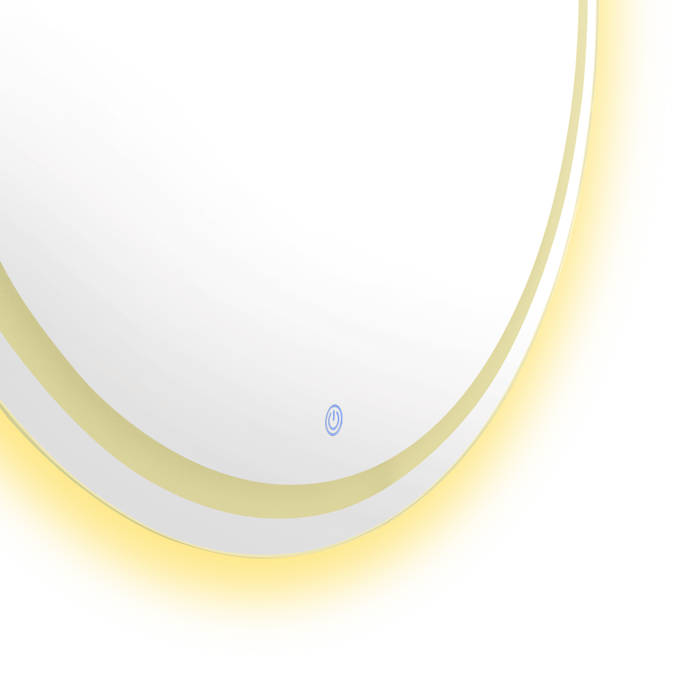 Espejo Circular Lotto, con Luz Led y Botón Touch