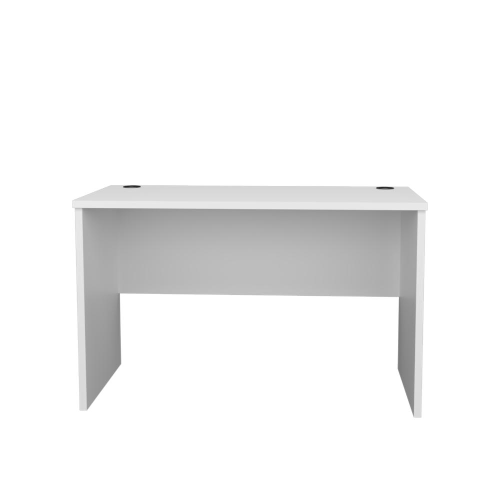 Escritorio Malibu, Blanco, diseño simple y moderno ZF
