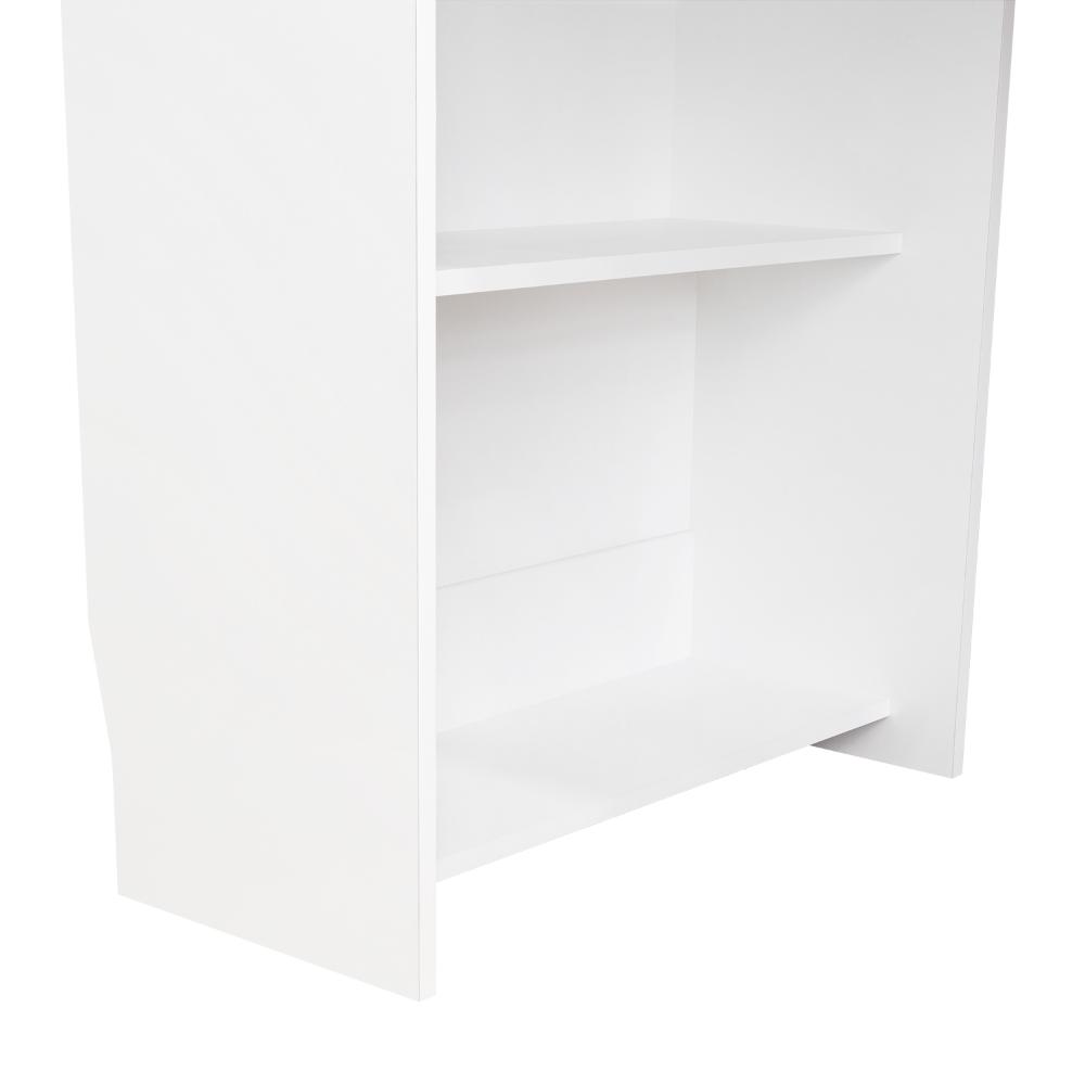 Escritorio Plegable Lesli, Blanco Duqueza, con un diseño funcional y practico