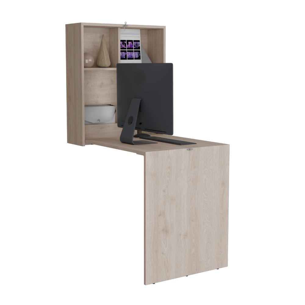 Escritorio Plegable Kaplan, Bardolino, moderno Ahorrador de espacio ZF