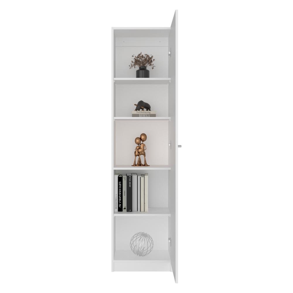 Biblioteca Home Eco, Blanco Duqueza, con Cinco Entrepaños ZF