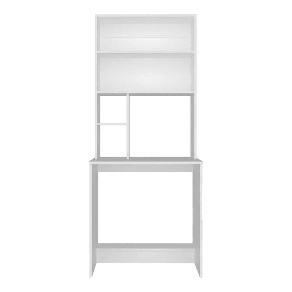Escritorio Hucth, Kronos Blanco, con Un Cajón Deslizable y Puerta Batiente ZF