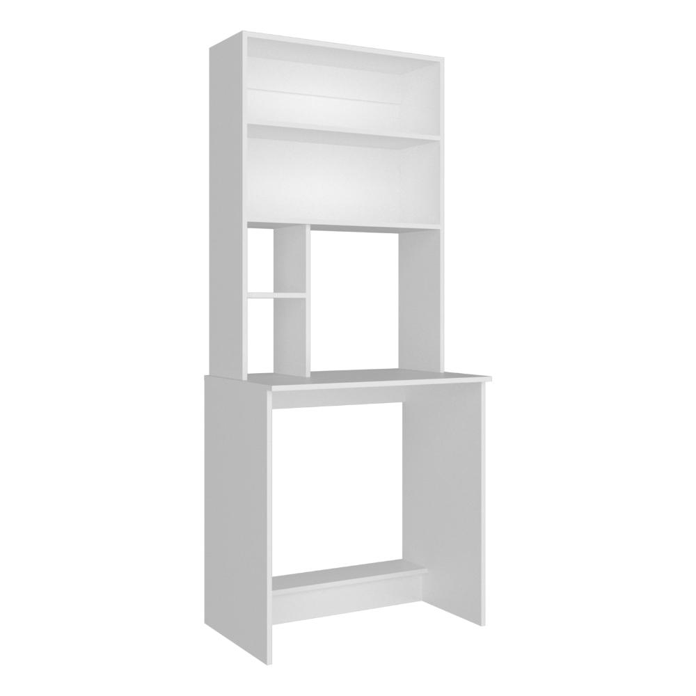 Escritorio Hucth, Kronos Blanco, con Un Cajón Deslizable y Puerta Batiente ZF