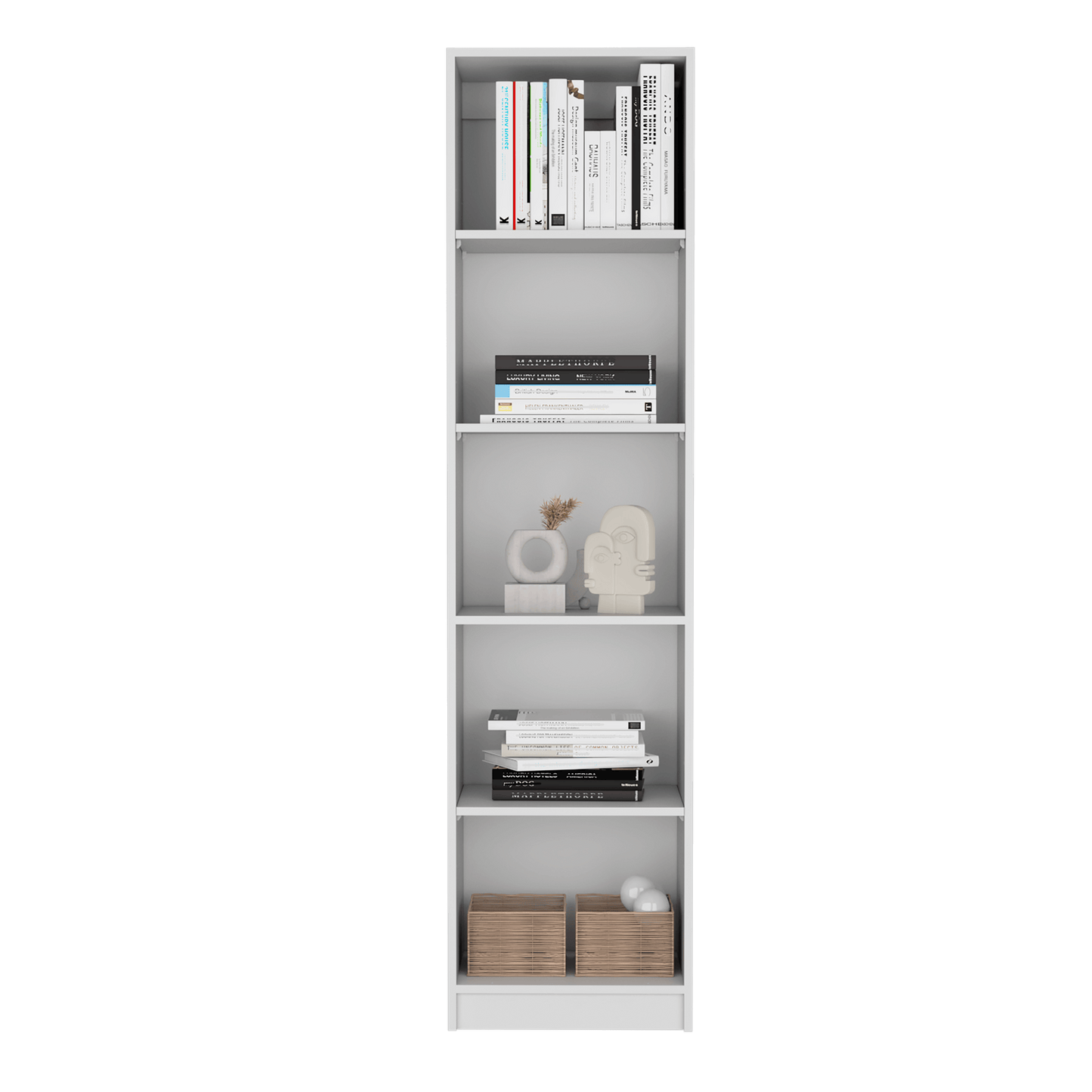 Combo de Bibliotecas Home Eco, Blanco, Incluye Dos Bibliotecas - VIRTUAL MUEBLES