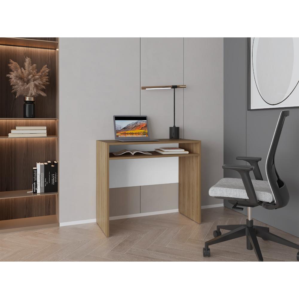 Escritorio Estelar, Fresno Europeo , Cuenta con un Entrepaño Ideal para Ubicar Objetos Decorativos