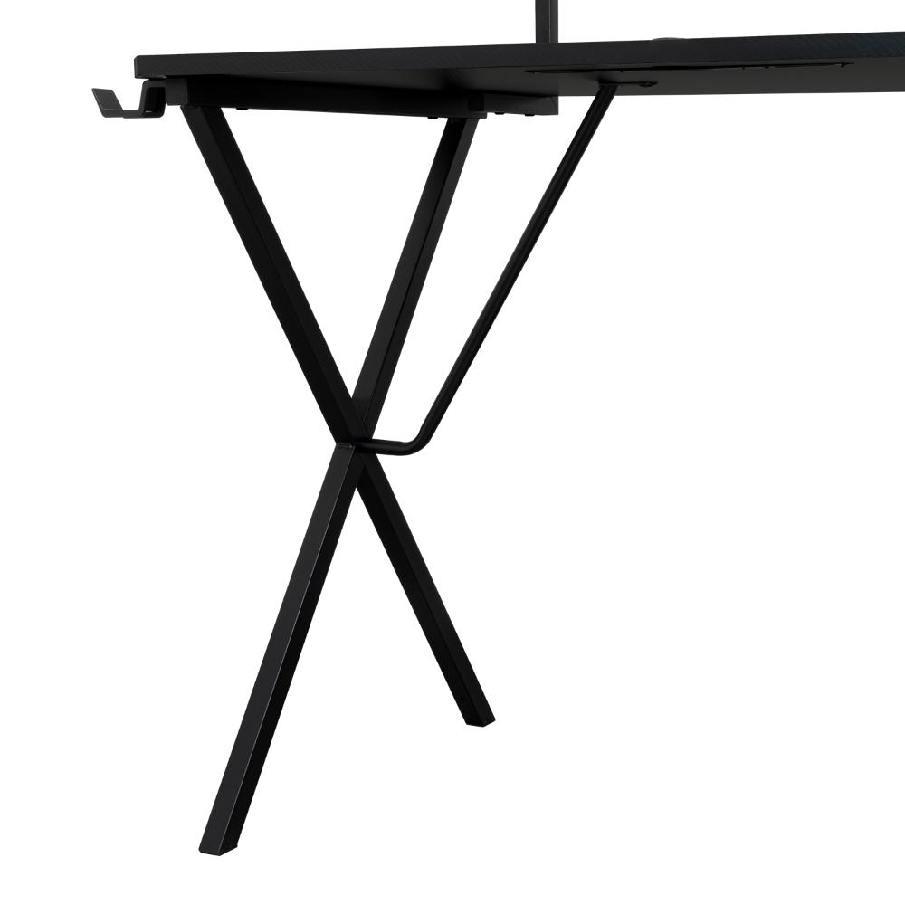 Escritorio Gamer Blanck, Wengue, en tablero 18mm