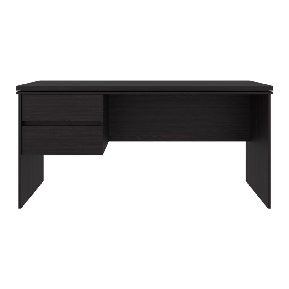 Escritorio Toronto, Kronos Wengue, Con dos cajones y amplio espacio para objetos decorativos ZF