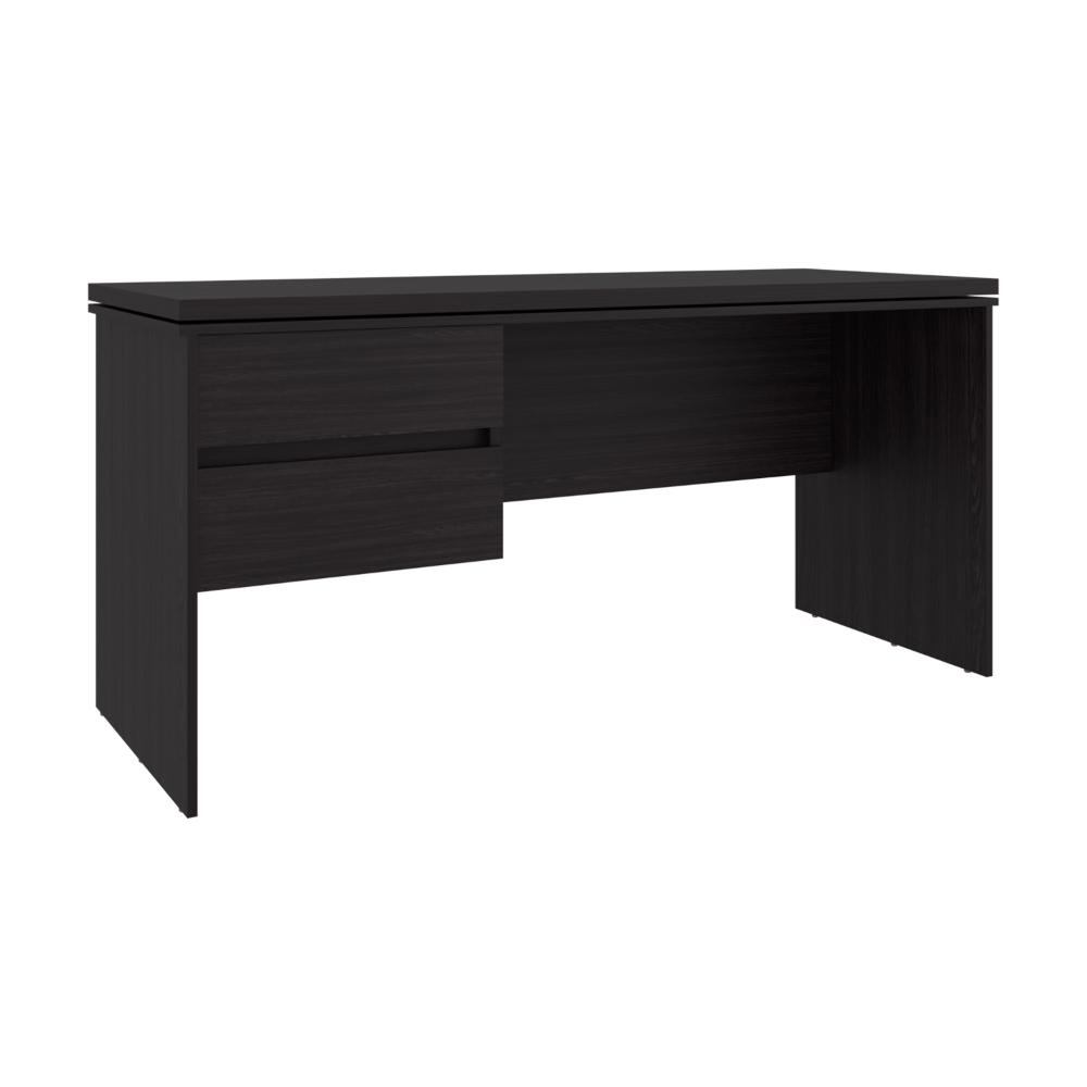 Escritorio Toronto, Kronos Wengue, Con dos cajones y amplio espacio para objetos decorativos ZF