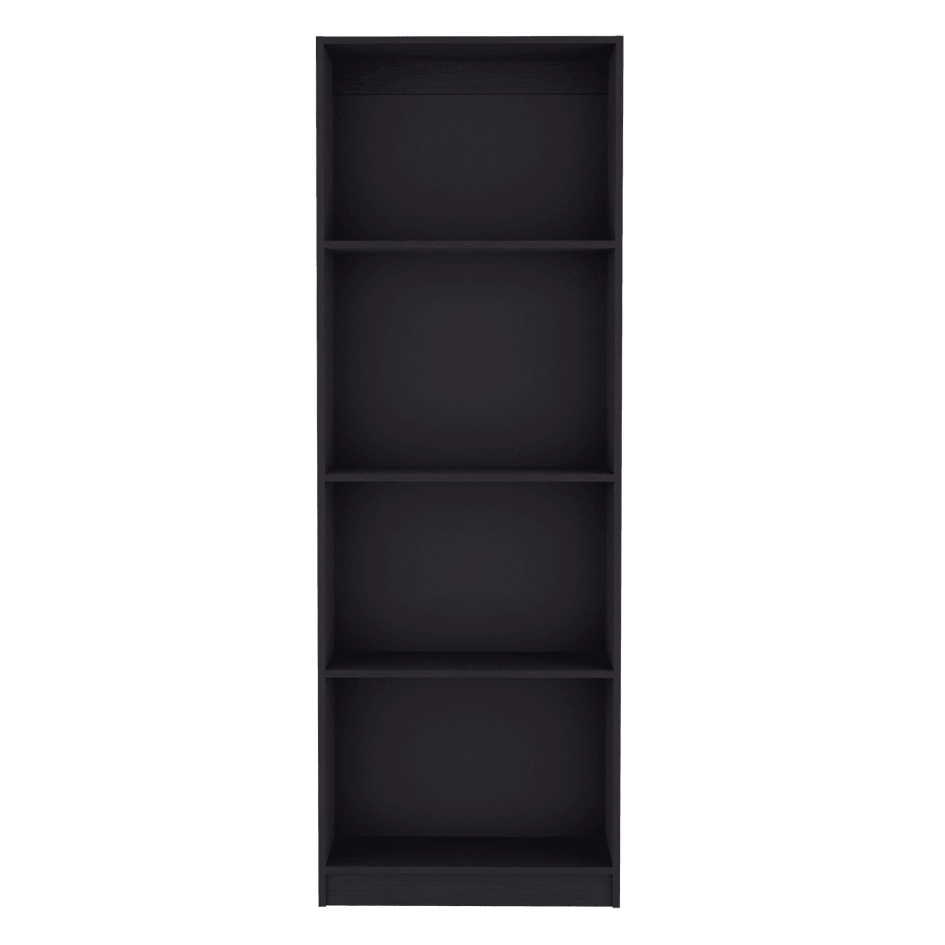 Biblioteca Home, Wengue, con Cuatro Entrepaños - VIRTUAL MUEBLES