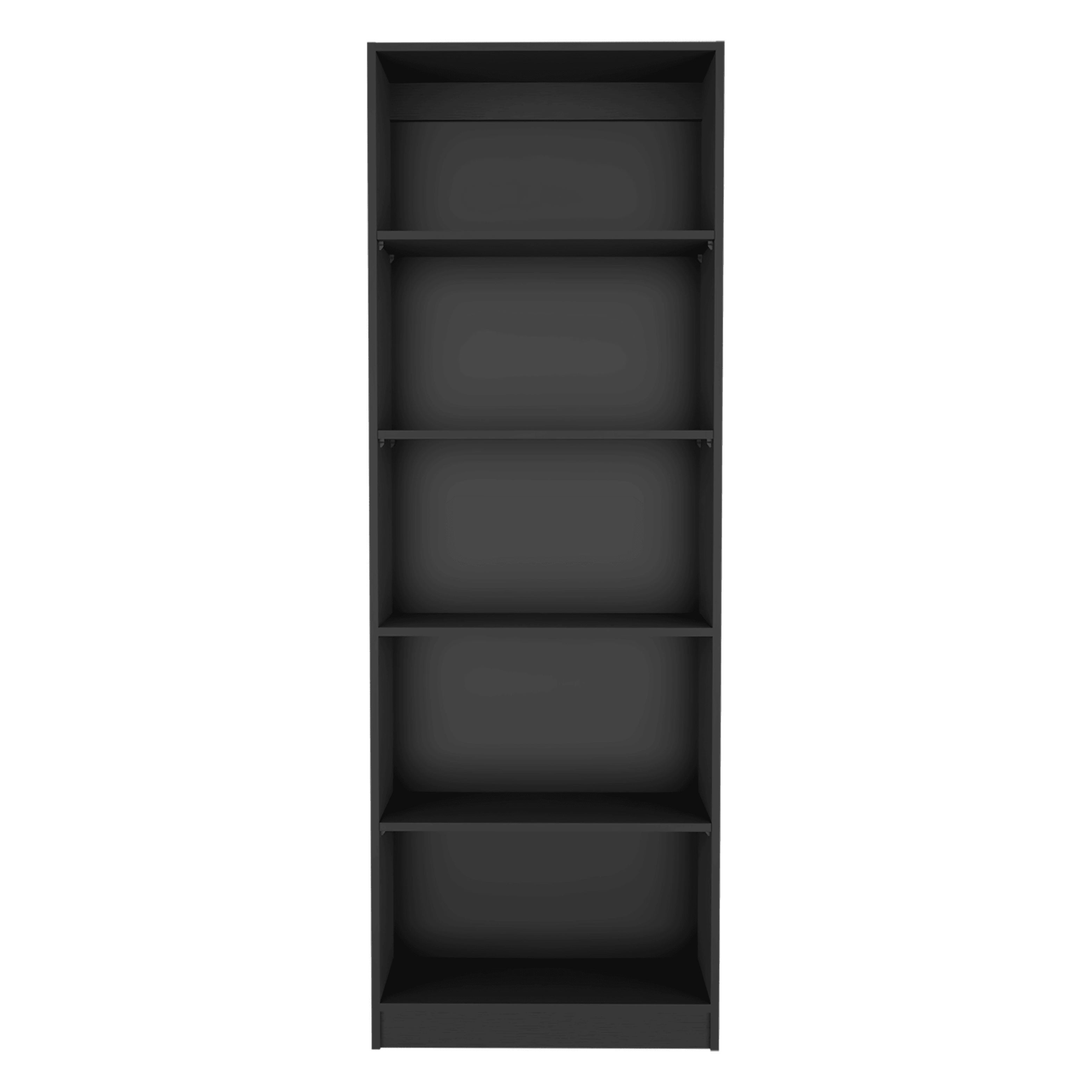 Biblioteca Home, Wengue, con Cinco Entrepaños - VIRTUAL MUEBLES