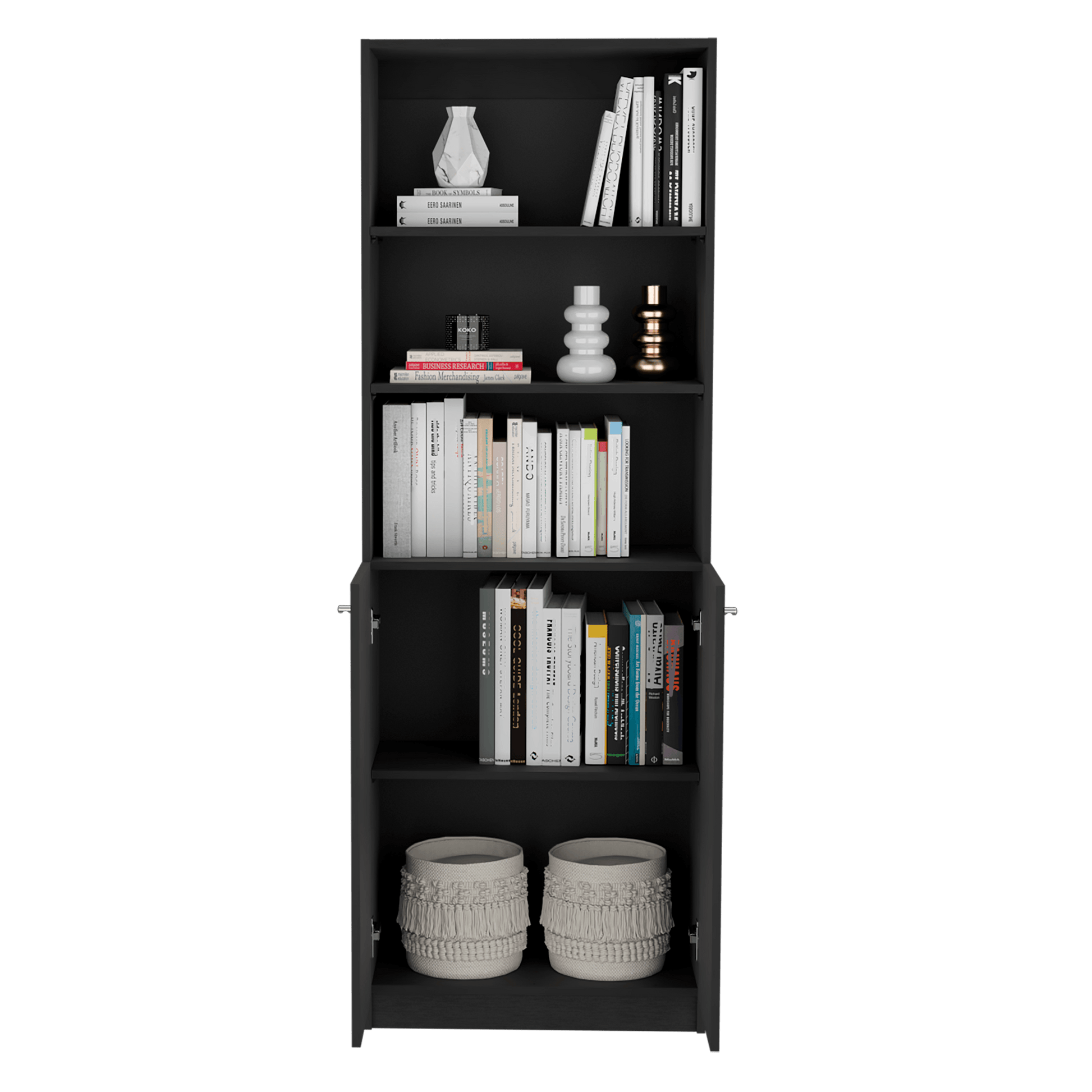 Combo de Bibliotecas Home Eco, Wengue, Incluye Dos Bibliotecas - VIRTUAL MUEBLES